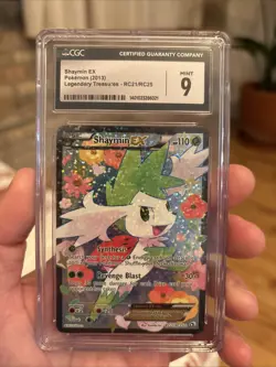 Pokemon Shaymin EX Radiant Collection RC21/RC25 Legendary Treasures CGC 9 - Image 1