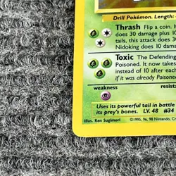 Pokemon TCG Nidoking Base Set 11/102 Holo Rare Unlimited 1999 WOTC - Image 5
