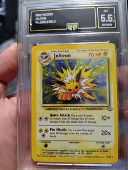 1999 Pokemon Jungle Jolteon Holo #4/64 GMA 5.5 Graded - Image 1