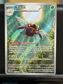 Pokemon TCG Ninjask 137/132 Mega Evolution Illustration Rare - Image 1