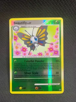 Beautifly 21/127 Pokemon TCG Platinum Reverse Holo Rare LP - Image 1