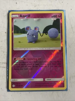 Pokemon - Azurill #146/236 - SM - Cosmic Eclipse Reverse Holo - Image 1