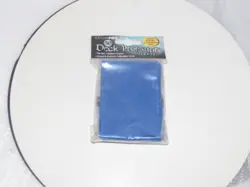 50 glossy small Blue YUGIOH size DECK PROTECTORS CARD SLEEVES Ultra Pro - Image 1