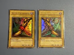 Yu-Gi-Oh! Exodia Right Leg/Left Leg Forbidden One LOB Ultra Rare Linkes Bein - Image 1