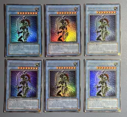 Yu-Gi-Oh! 6x Black Luster Soldier / Schw. Glanzender Soldat SYE 1.Edition / unl. - Image 1