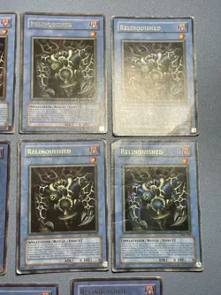 Yu-Gi-Oh! 8x Relinquished SDP Ultra Rare Starter Deck Pegasus Aufgegeben 2002 - Image 3