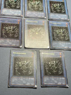 Yu-Gi-Oh! 8x Relinquished SDP Ultra Rare Starter Deck Pegasus Aufgegeben 2002 - Image 4