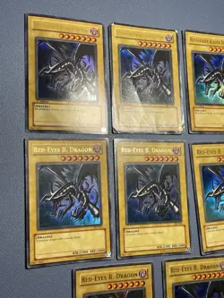 Yu-Gi-Oh! 8x Rotaugiger B. Drache / Red-Eyes B. Dragon SDJ 1.Edition / unl. UR - Image 2