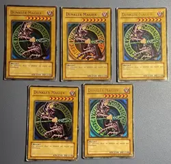 Yu-Gi-Oh! 5x Dunkler Magier / Dark Magician SDY Ultra Rare Yugi Starter Deck - Image 1