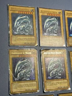 Yu-Gi-Oh! 8x Blauaugiger W. Drache / Blue-Eyes White Dragon 1.Edition/unl. SDK - Image 2