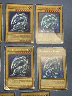 Yu-Gi-Oh! 8x Blauaugiger W. Drache / Blue-Eyes White Dragon 1.Edition/unl. SDK - Image 3