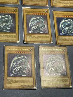 Yu-Gi-Oh! 8x Blauaugiger W. Drache / Blue-Eyes White Dragon 1.Edition/unl. SDK - Image 4
