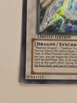 Yu-Gi-Oh! Majestic Star Dragon CT06-EN003 LIMITED EDITION Secret Rare!!! - Image 5