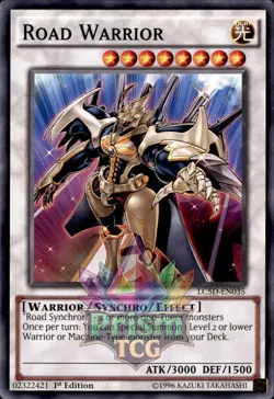 1st Ed Road Warrior LC5D-EN035 Yugioh - Image 1