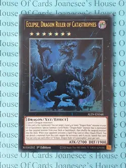 ALIN-EN048 Eclipse, Dragon Ruler of Catastrophes Ultra Yu-Gi-Oh Card 1st New - Image 1