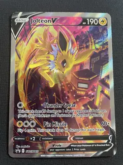 Jolteon V SWSH183 SWSH: Sword & Shield Promo Cards Holo - Image 1