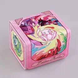 Game Card Storage Box Pokemon Pink Mew Hard Case Holder PTCG Desk Game Case - Image 1
