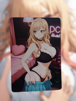 Marin Kitagawa My Dress-Up Darling Anime Waifu Sexy Goddess Lewd Hentai Card - Image 1