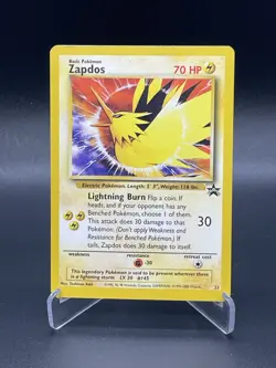 Zapdos 23/53 WoTC Vintage Black Star Promo Pokemon Card 2000 - Image 1