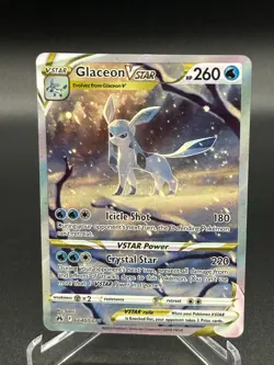 Glaceon VSTAR Holo GG40 Crown Zenith English Pokemon Card 2023 NM - Image 1