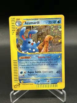 Azumarill Holo Rare H4/H32 Aquapolis WoTC Pokemon Card 2003 - Image 1