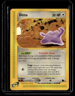 Ditto 051/144 Skyridge Common English Pokemon Card - Image 1