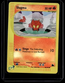 Slugma 099/144 Skyridge Reverse Holo English Pokemon Card - Image 1
