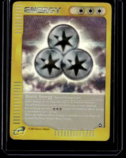 Boost Energy 145/147 Aquapolis Foil English Pokemon Card - Image 1