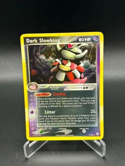 Dark Slowking Holo Rare 9/109 Team Rocket Returns Pokemon Card 2004 - Image 1
