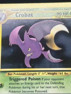 Crobat 4/64 Holo Rare Neo Revelation English Pokemon Card 2001 WoTC - Image 3