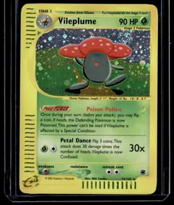 Vileplume 031/165 Expedition Holo Rare English Pokemon Card - Image 1