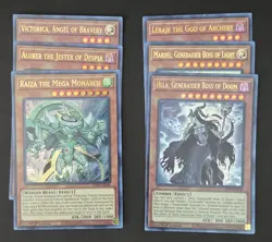 Yugioh Monarch God 6 Card Set Raiza Hela GFP2-EN106 Ghosts from the Past - Image 1
