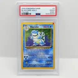 CARTA POKEMON CARD - BLASTOISE HOLO 2/102 (2000) SET BASE - ITA - PSA 2 (MK) - Image 1