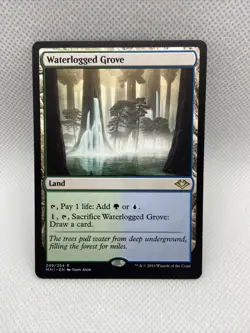 Waterlogged Grove - Modern Horizons - MTG - Near Mint - Image 1