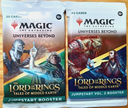 MTG * Lord of the Rings * Jumpstart Vol. 1 + 2 Booster Packs New Sealed! LOTR - Image 1