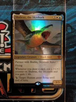 Shabraz, the Skyshark Foil - Commander 2020 - MTG NM - Image 1