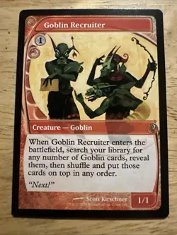 Goblin Recruiter - Future Sight Mystery Booster 2 MB2 MTG - Image 1