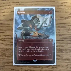 MTG Gamble - Borderless NM-Mint Dominaria Remastered - Image 1