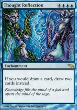 1x Thought Reflection Heavy Play MTG Magic - Kid Icarus - - Image 1