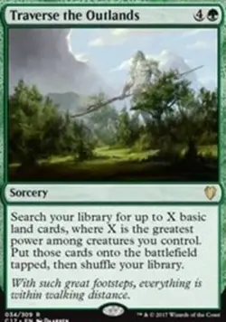 1x Traverse the Outlands Light Play MTG Magic - Kid Icarus - - Image 1