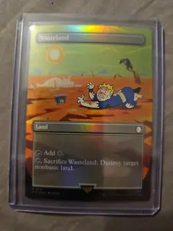MTG Fallout: Universes Beyond WASTELAND Borderless #361 NM Rare - Image 1
