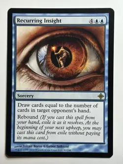 Recurring Insight R Rise of the Eldrazi 82 LP/NM - Image 1