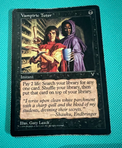 Vampiric Tutor - Visions - MTG - Magic the Gathering - Image 2