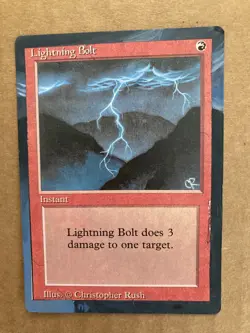 Lightning Bolts (Revised) ALTERED playset of Four (4) - handpainted [Set B] - Image 2
