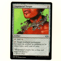 Liquimetal Torque Modern Horizons 2 228/303 Uncommon Magic The Gathering Card - Image 1