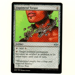 Liquimetal Torque Modern Horizons 2 228/303 Uncommon Magic The Gathering Card - Image 3