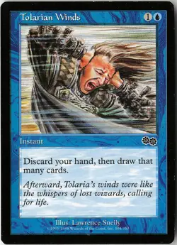 Tolarian Winds 104 Common Urza's Saga LP MTG - Image 1