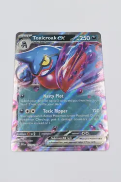 Toxicroak ex 131/198 SV1 Scarlet & Violet Double Star Holo Rare Pokemon MINT - Image 1