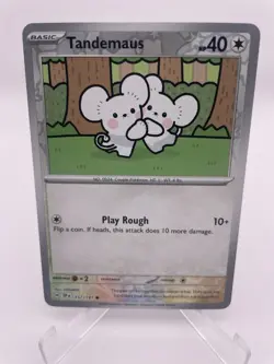 Tandemaus 157/191 Reverse Holo - Pokemon TCG Surging Sparks Scarlet & Violet NM - Image 1