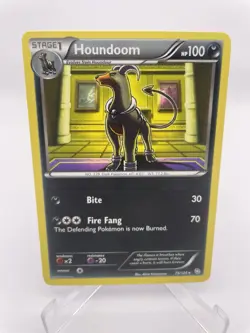 Houndoom 75/124 - Pokemon TCG Dragons Exalted Rare BW Era - NM - Image 1